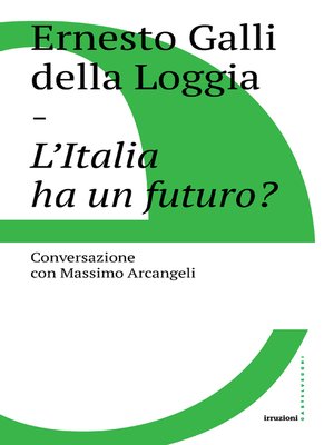 cover image of L'Italia ha un futuro